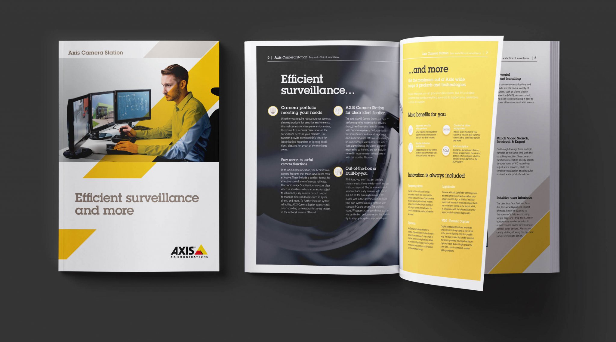 Axis from product catalogue to story KAN