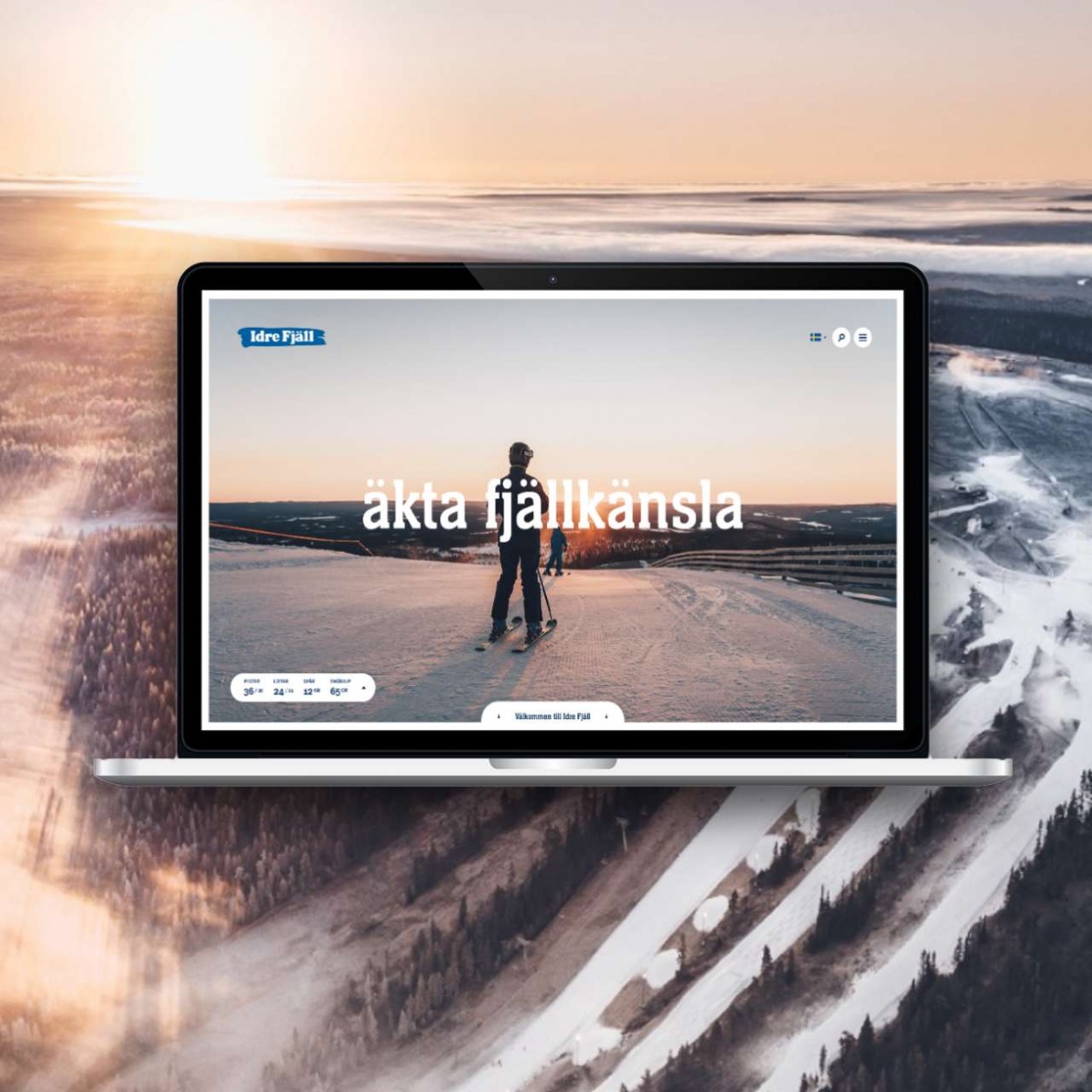 Vi är webbyrå för Idre Fjäll.